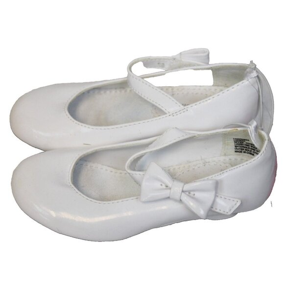 2008 Gymboree Ice Cream Social Easter White Patent Leather Mary Jane Shoes Heel - Picture 2 of 8